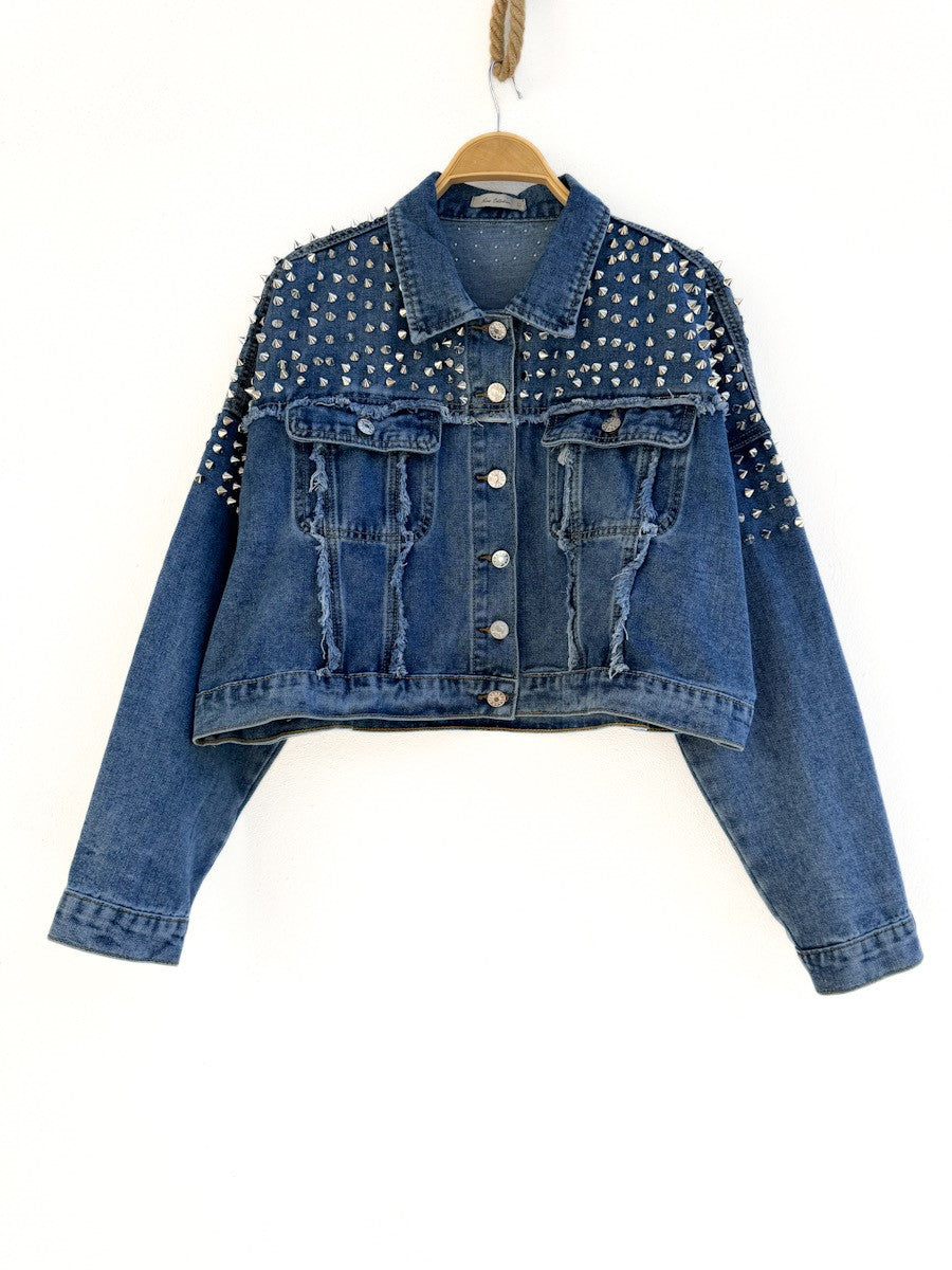 Chaqueta Puas-Tachas vaquero única