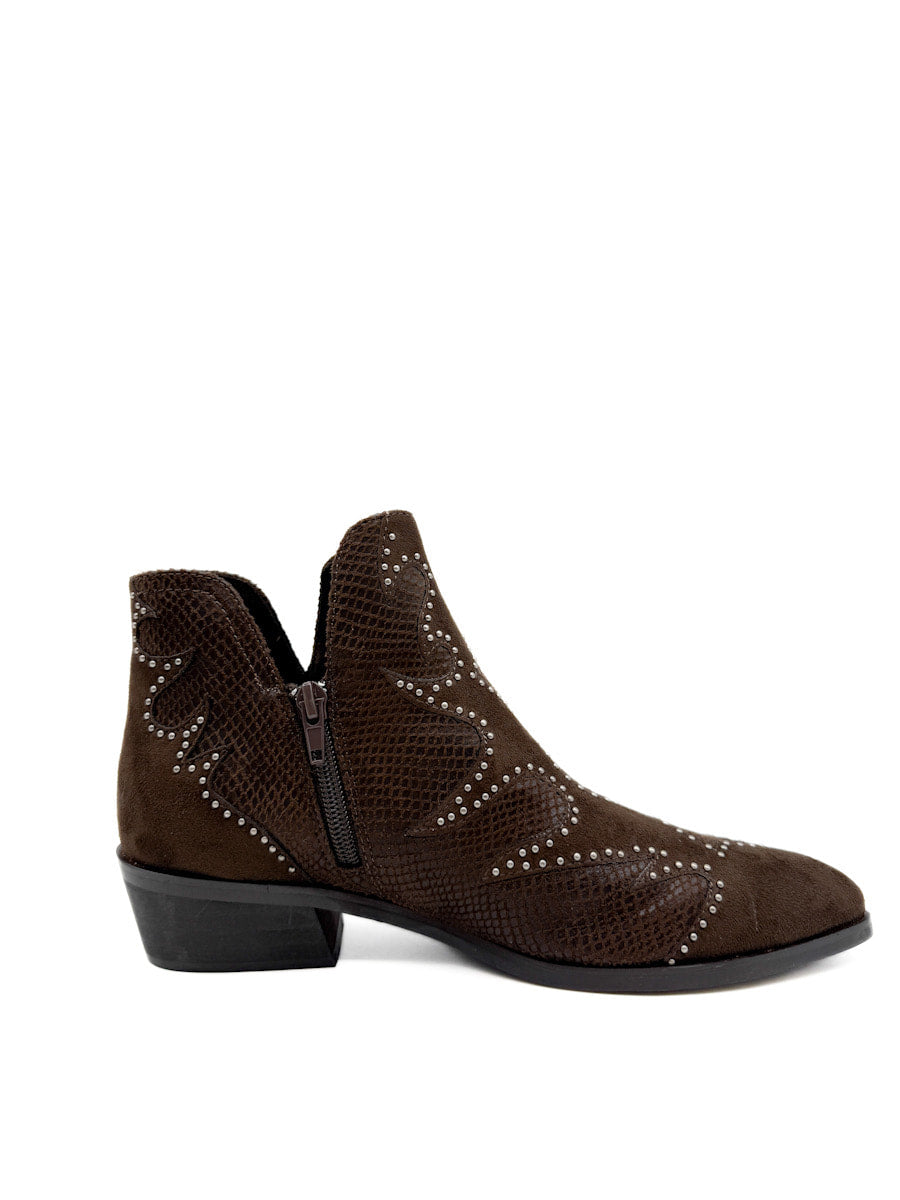 Botines cowboy Modernas con Detalles de Tachas Corina M5792