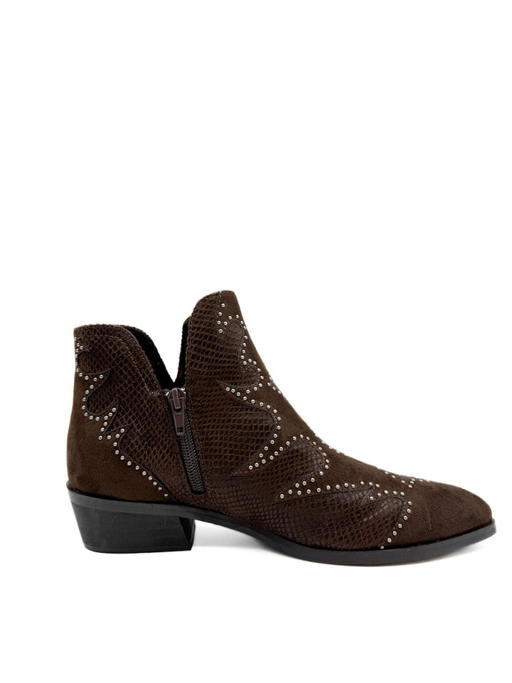 Botines cowboy Modernas con Detalles de Tachas Corina M5792
