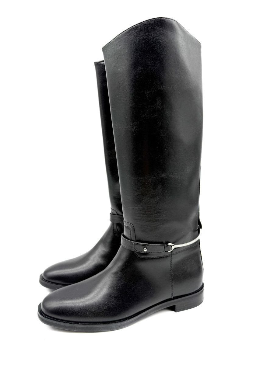 Botas altas con Tira Decorativa de Hebilla Removible Corina M5830