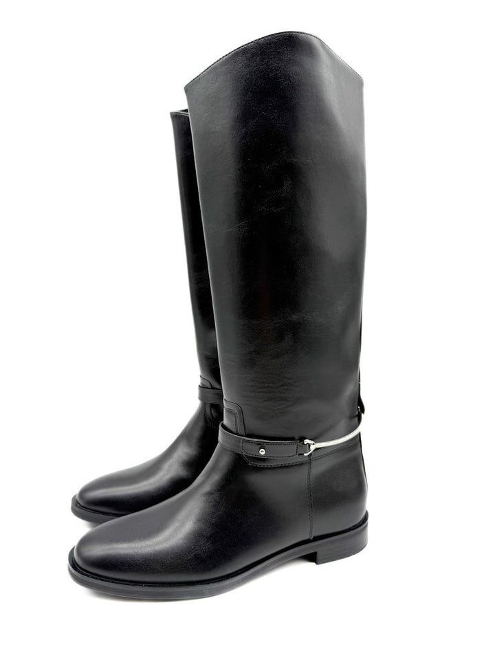 Botas altas con Tira Decorativa de Hebilla Removible Corina M5830