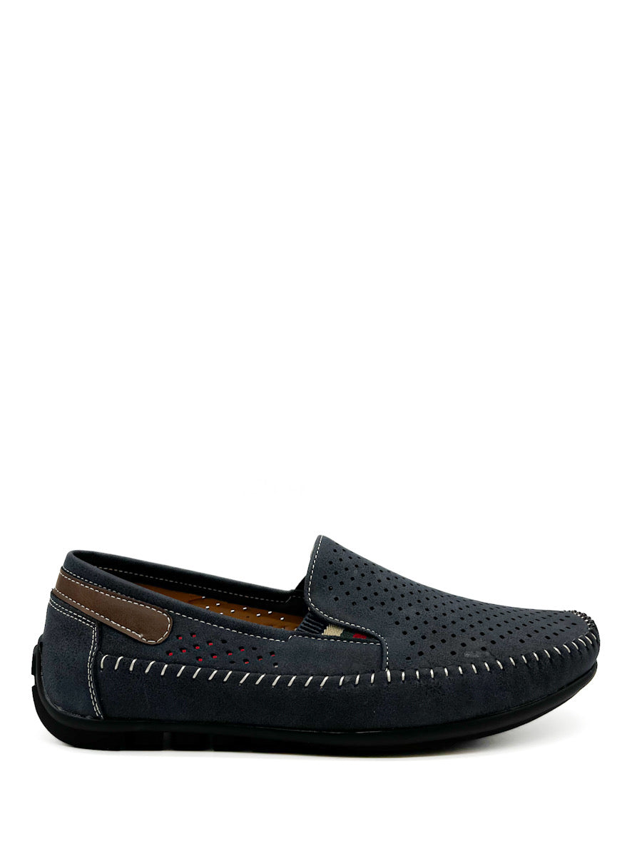 Mocasines Calada Para Hombre AB1 Azul marino