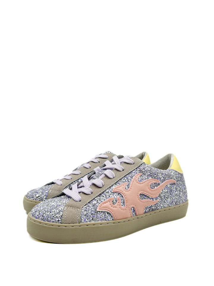 Zapatillas Purpurina Para Mujer Referencia H9065