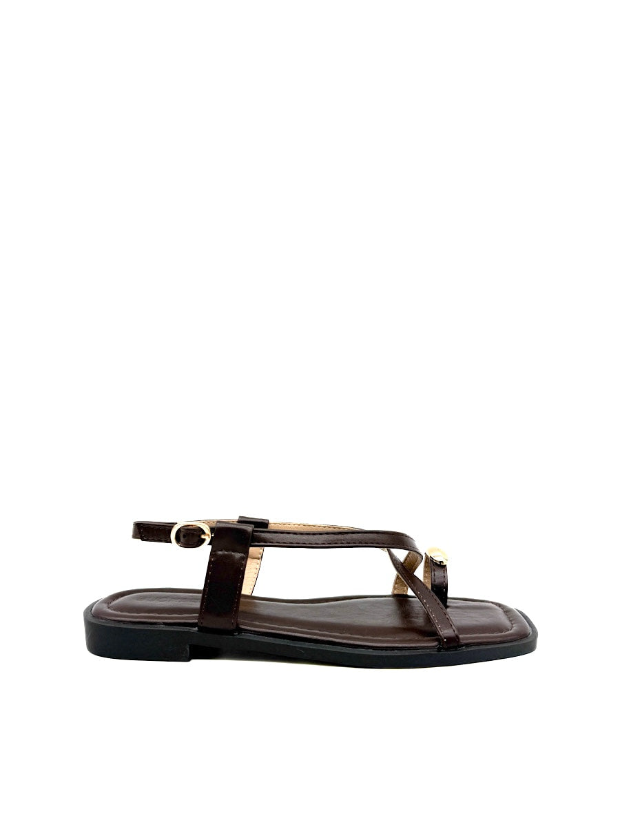 Sandalias de dedo con minimalistas con tiras finas
