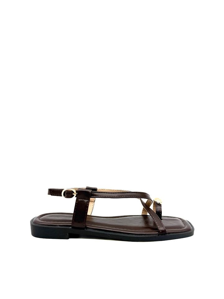 Sandalias de dedo con minimalistas con tiras finas