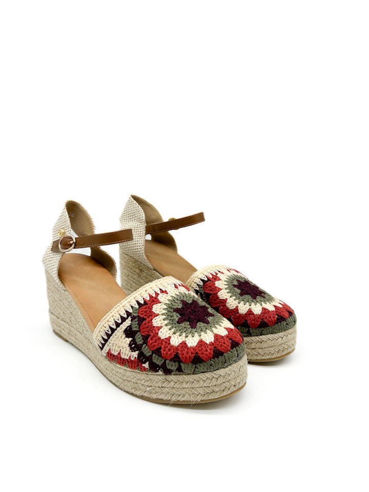 Alpargatas Cuña Crochet CF5039