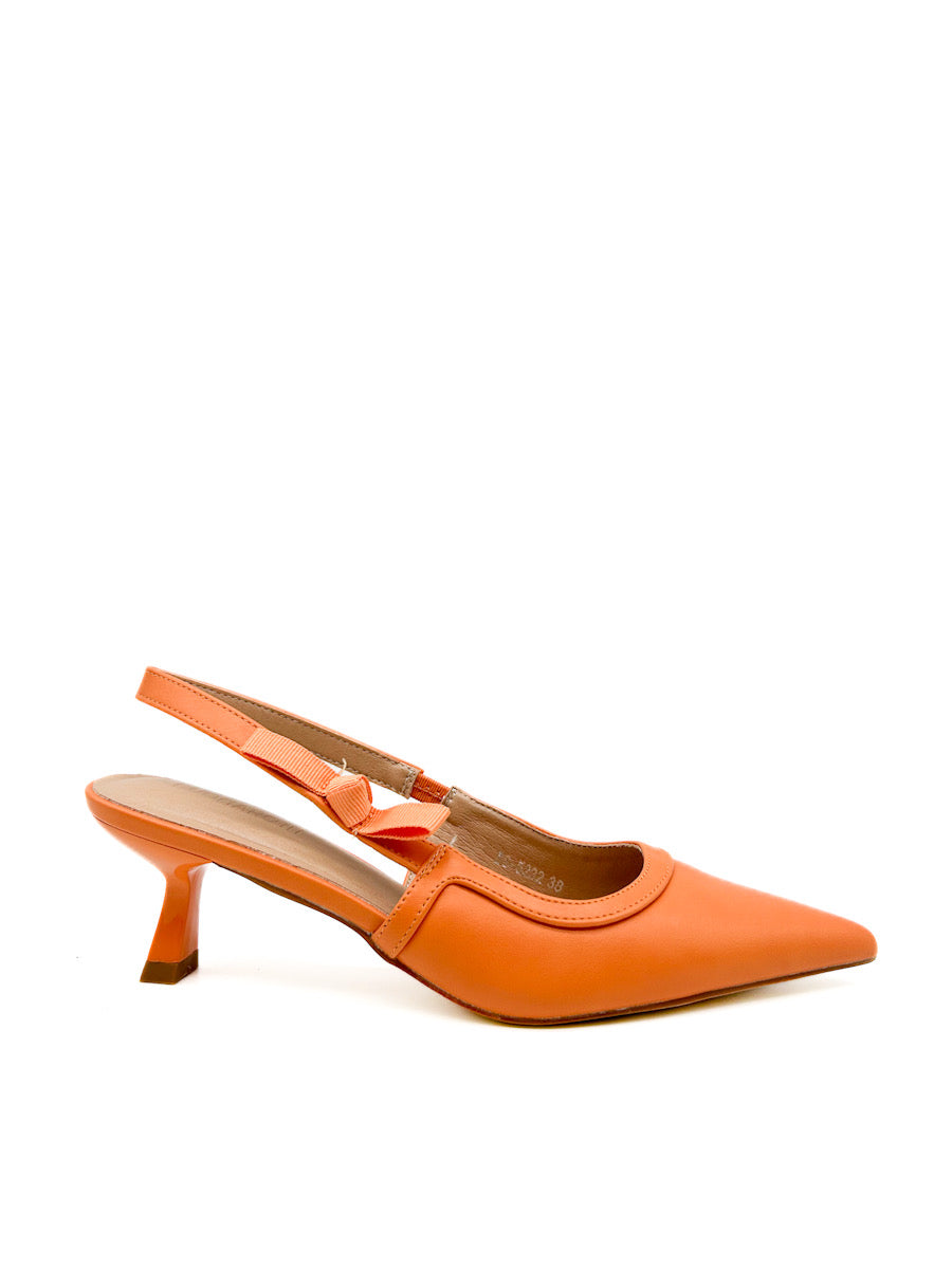 Zapatos Salón Destalonado BS5232 Naranja
