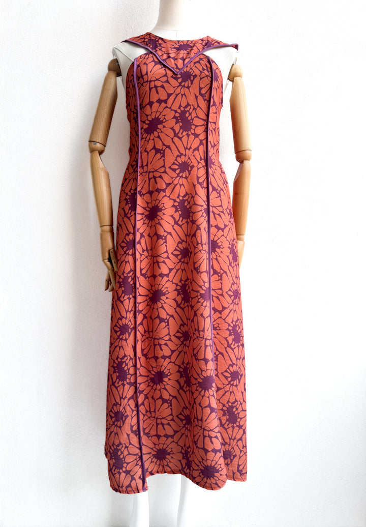 Vestido Midi Étnico con Escote Original – Disponible en Varios Colores