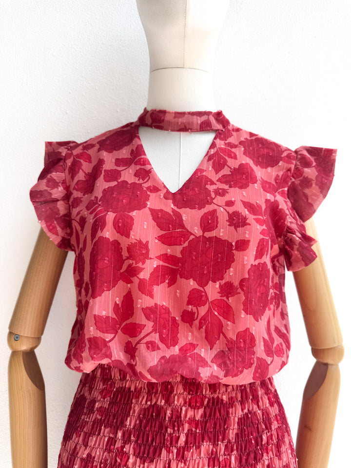 Vestido Floral Estilo Romántico