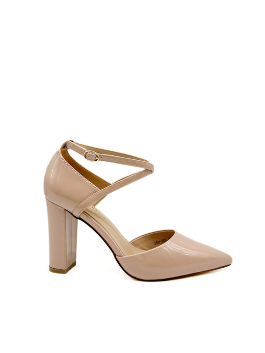 Zapatos Fiesta de Tacón Alto para Mujer Nude