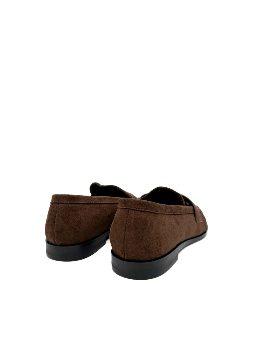 Mocasines Planos de Antelina para Mujer - Calzado Casual y Elegante