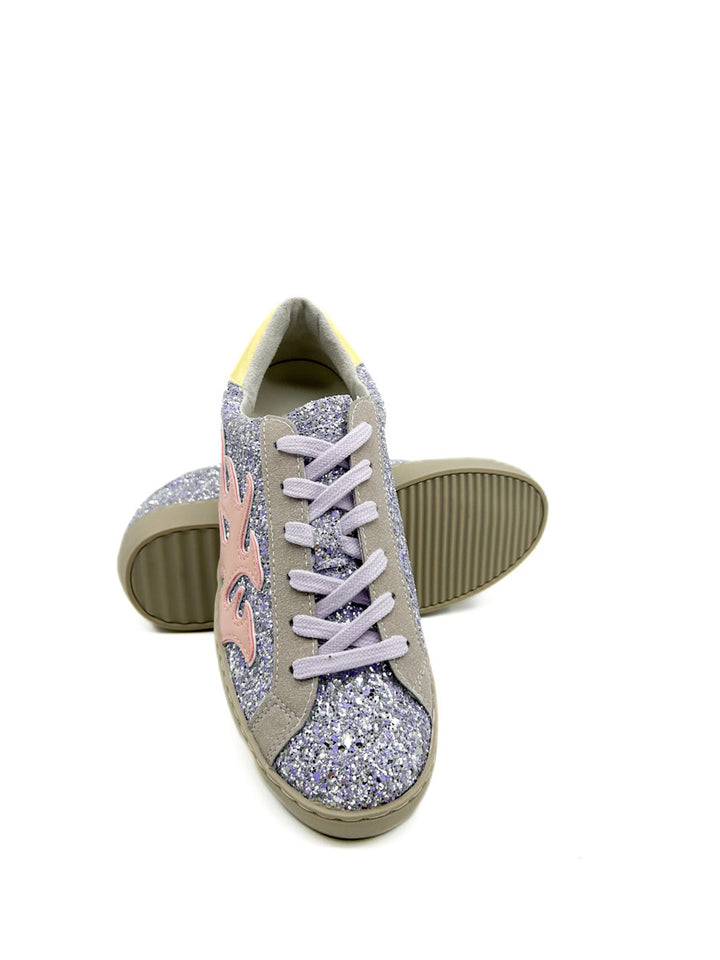 Zapatillas Purpurina Para Mujer Referencia H9065
