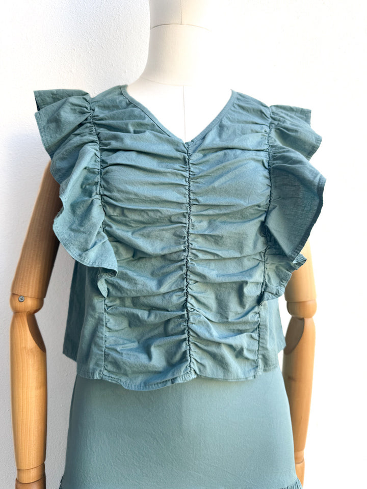 Conjunto Romántico-Blusa y Falda por Separado