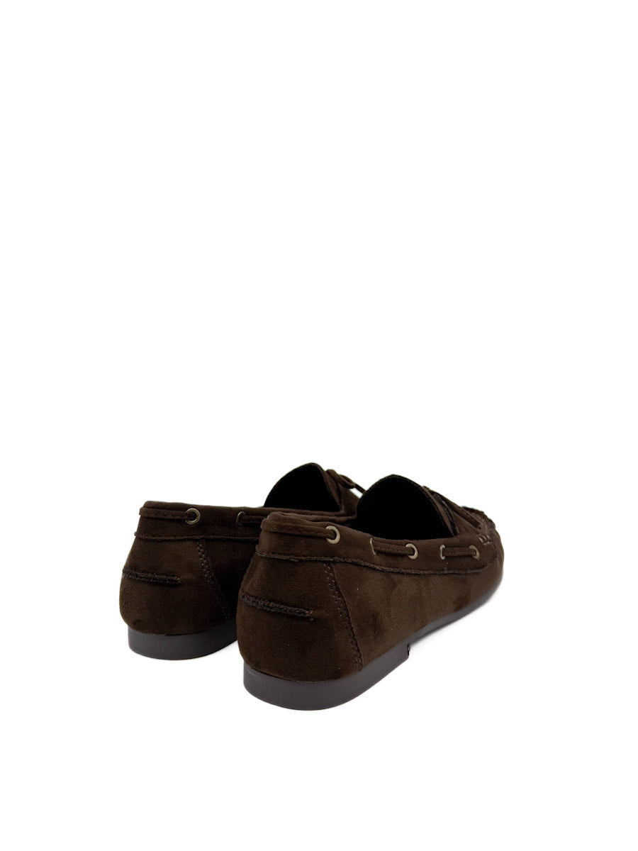 Mocasines Clásicos en Antelina Estilo Elegante Corina M5685