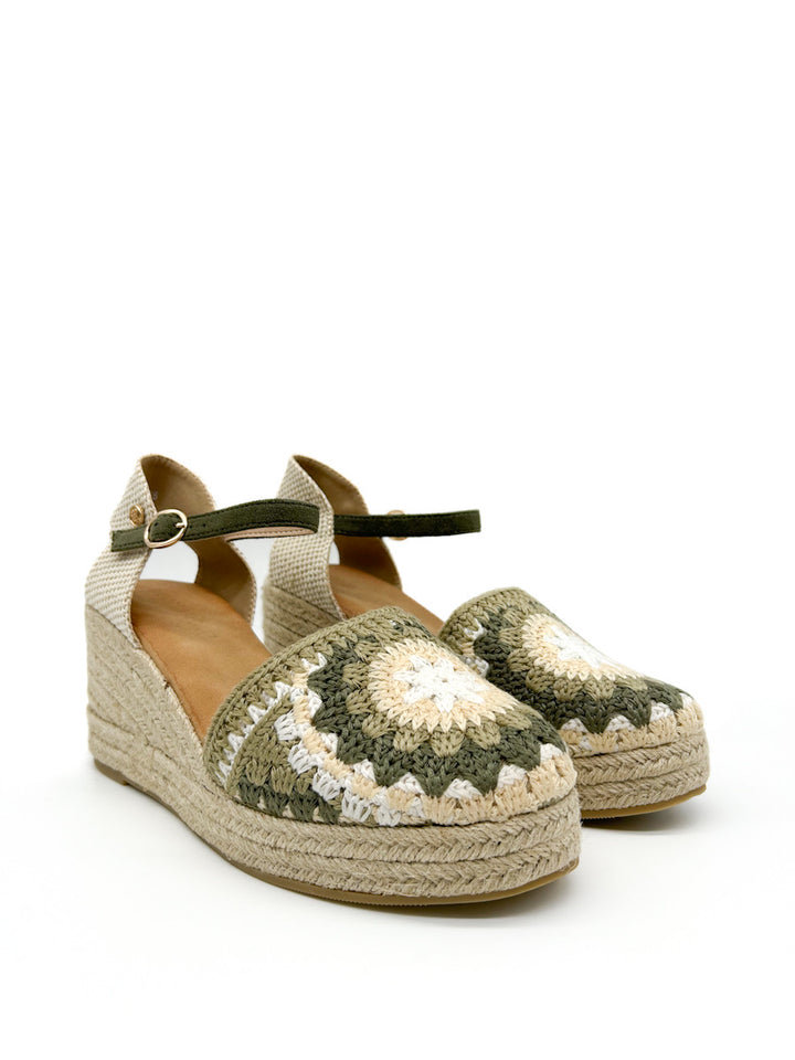 Alpargatas Cuña Crochet CF5039