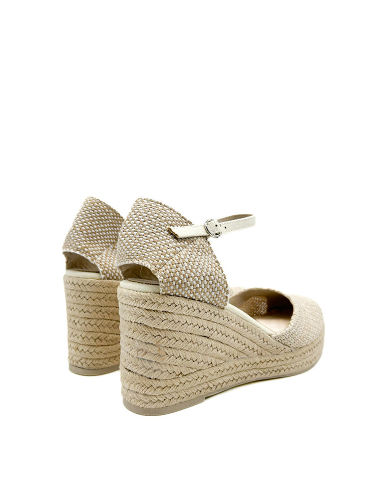 Alpargatas Cuña Efecto de Crochet Corina M5390