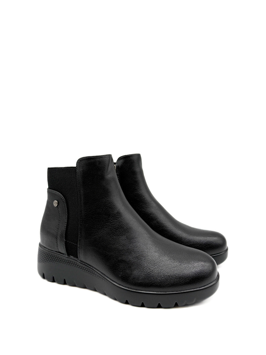 Botines Cuña Baja con Elástico Lateral