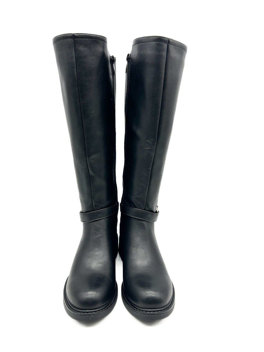 Bota Negra Elástico Referencia RQ51