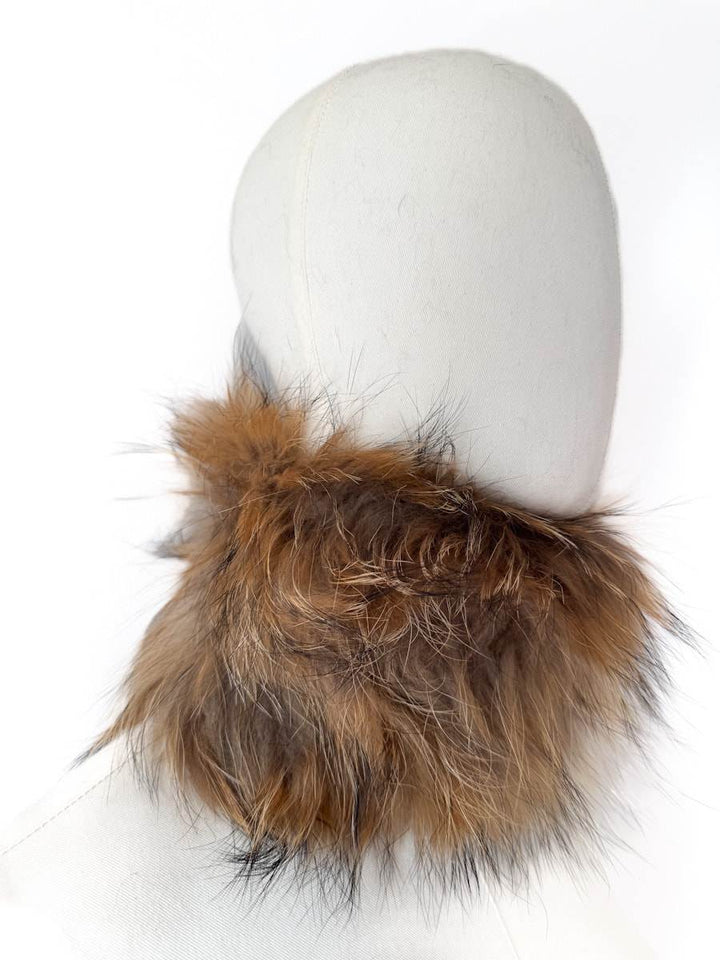 Cuello de piel natural de zorro – Elegancia y lujo para tus looks de invierno