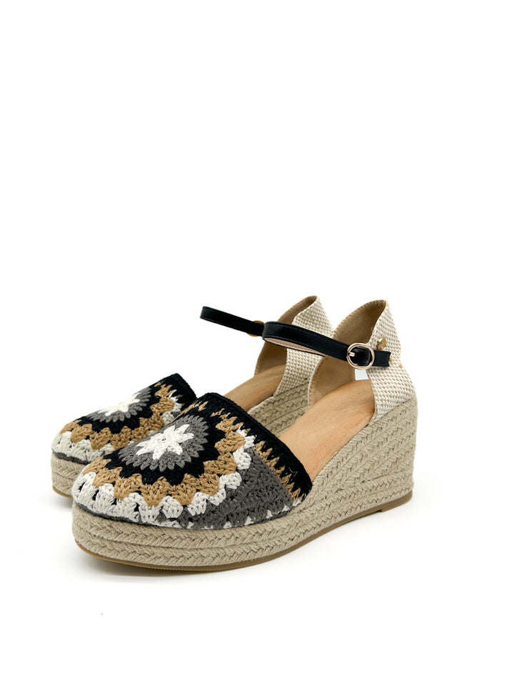 Alpargatas Cuña Crochet CF5039