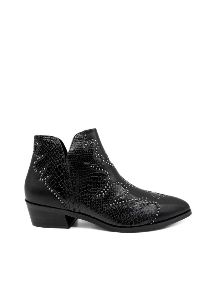 Botines cowboy Modernas con Detalles de Tachas Corina M5792