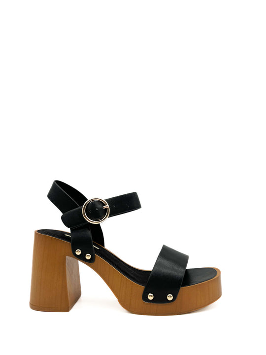 Sandalias Tacón Plataforma Corina M4410 Negro