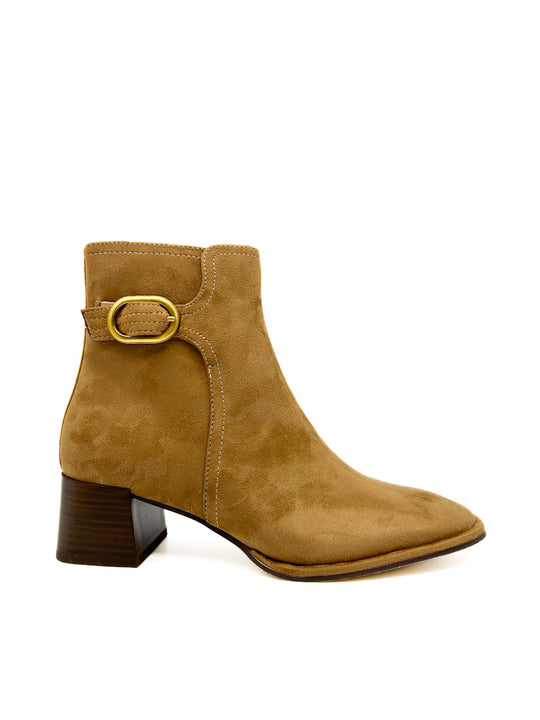 Botines Tacón Ancho Corina M4850 Camel