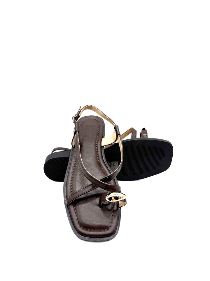 Sandalias de dedo con minimalistas con tiras finas