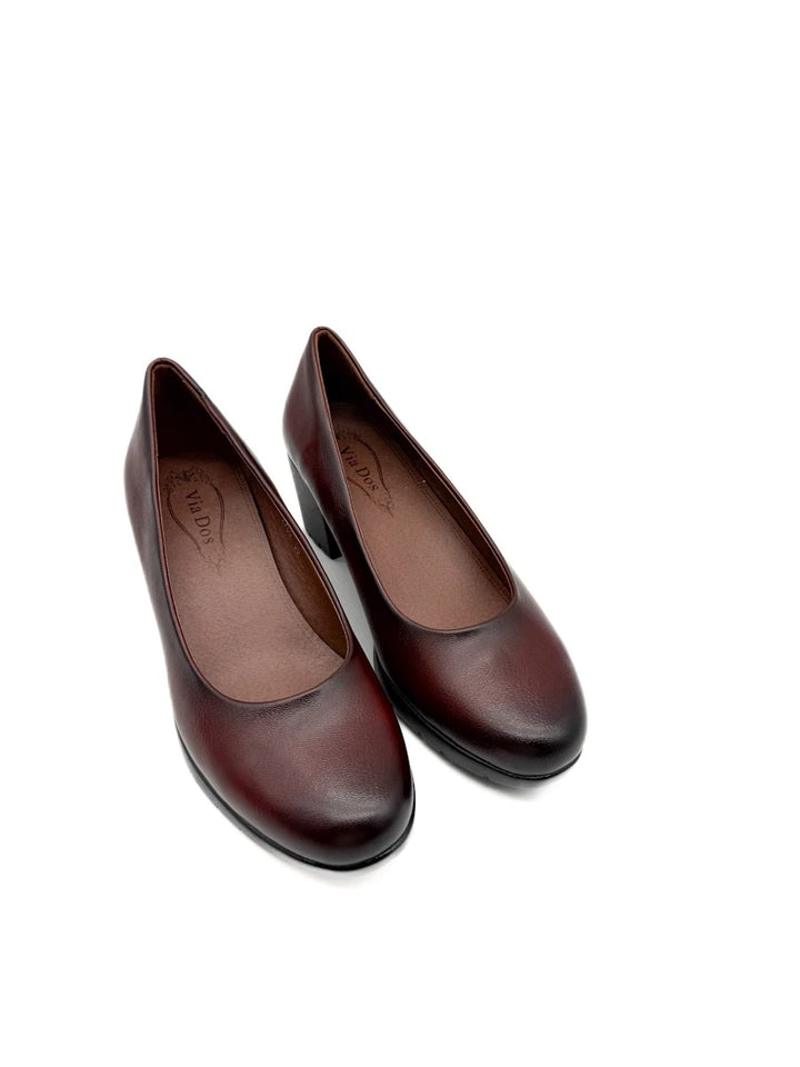 Zapatos de Salón con Tacón Ancho y Plataforma Cómodos