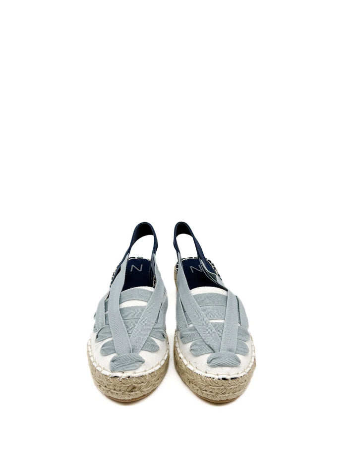 Alpargatas de Plataforma con Cintas Elásticas Intercaladas – Estilo Boho de Verano