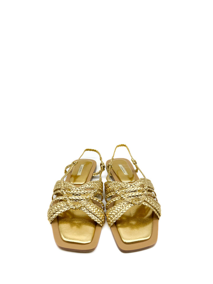 Sandalias Planas  Trenzada Corina M4435