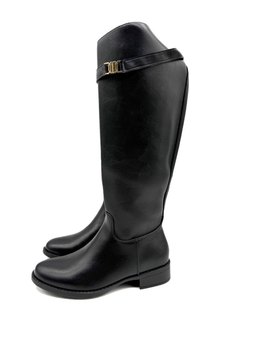 Botas de Montar Elegantes con Detalle de Tira Extraíble