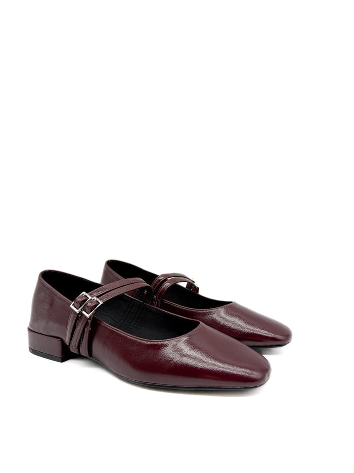 Zapatos Mary Jane con Tacón bajo y Correas Dobles Corina M5645