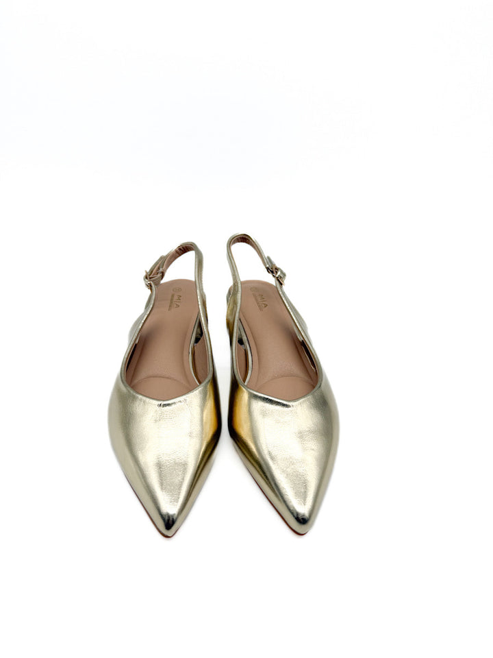 Zapatos Elegantes Destalonado de Tacón Bajo