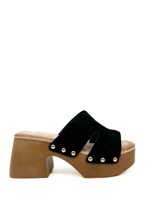 Sandalias Zueco Mujer DB3181 Negro