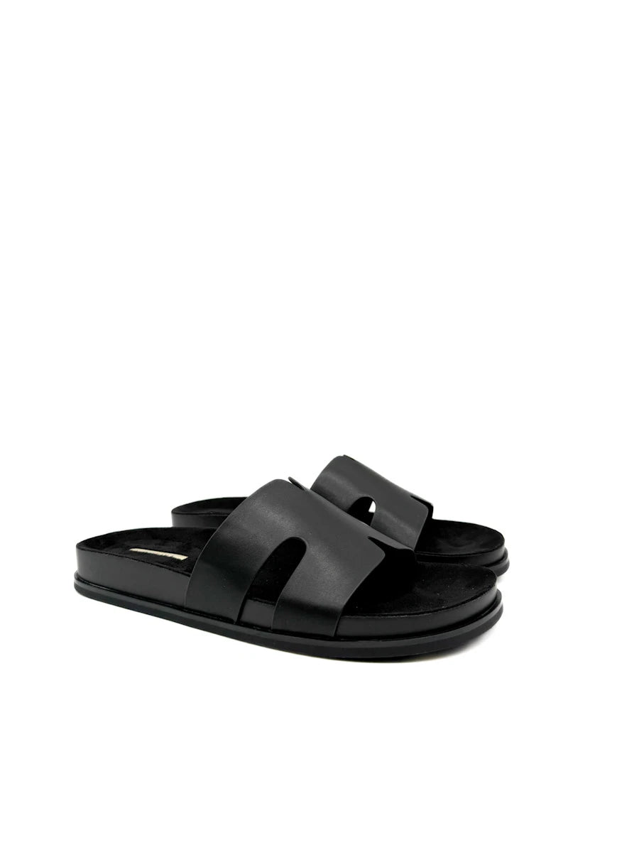 Sandalias Pala Corina en Piel Sintética con Diseño Troquelado