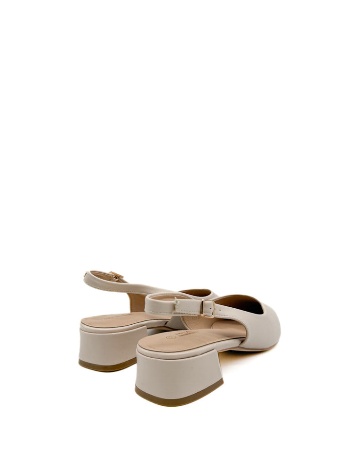 Zapatos Elegantes Destalonado de Tacón Bajo