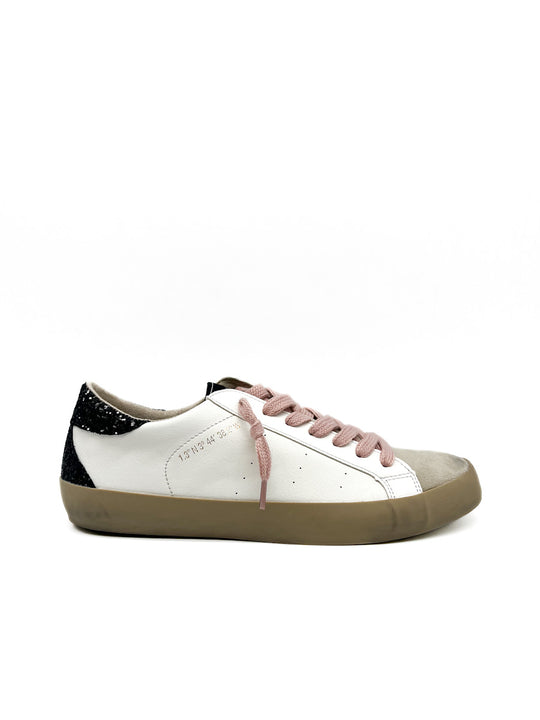 Corina Zapatillas Plana Purpurina M4035 Negro