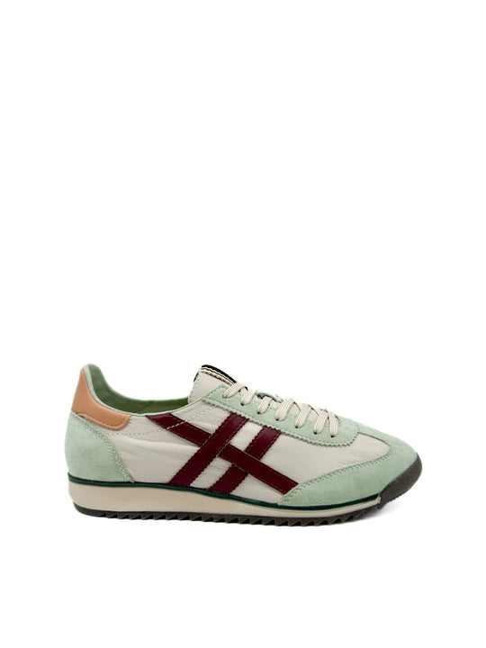 Zapatillas Corina Retro Verde Menta con Suela Dentada