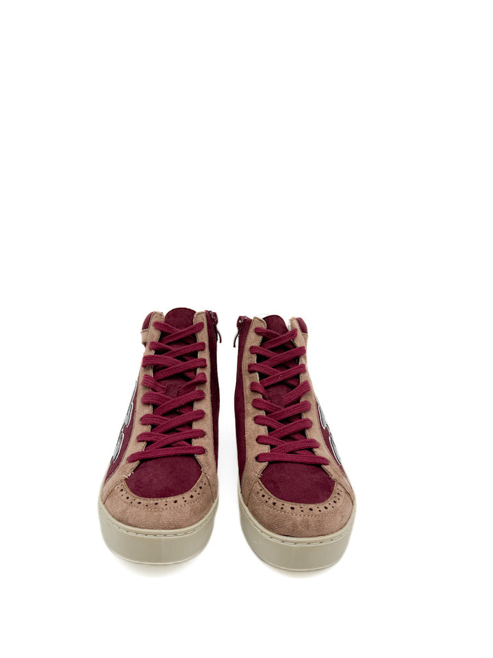 Zapatillas Urbanas de Media Caña con Detalle de Flama