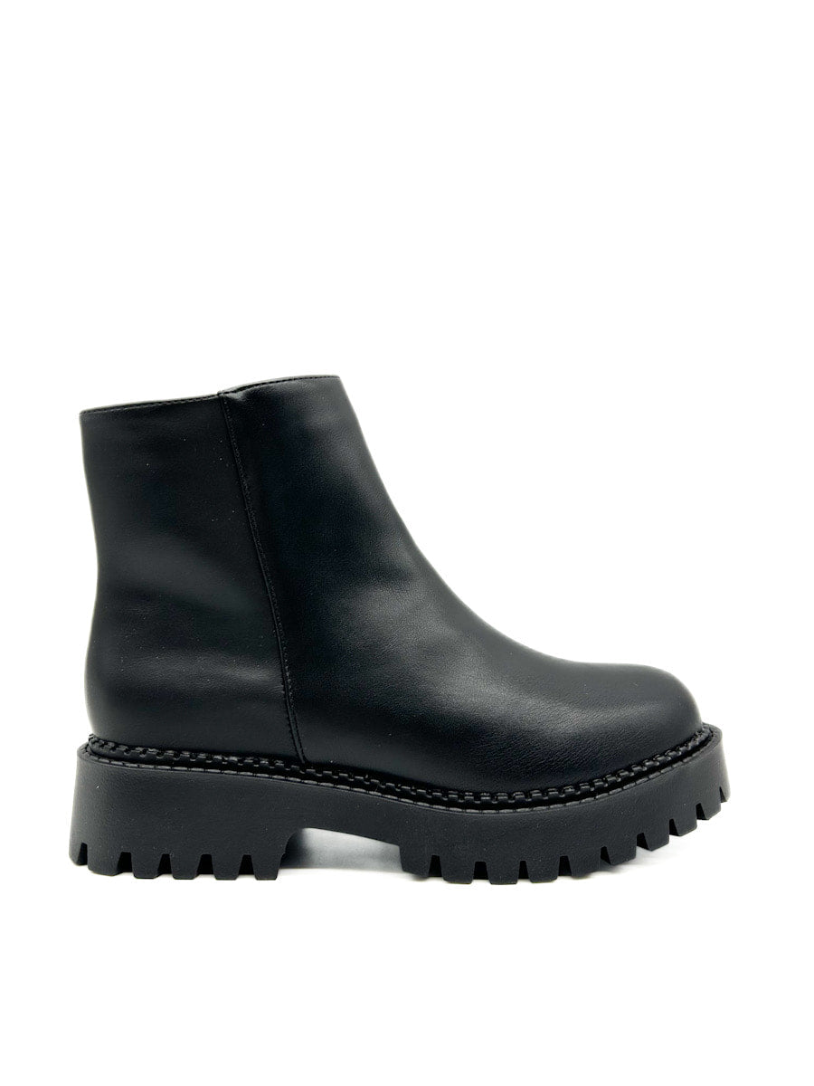 Botas botín Negras Dos Piezas Removibles 9959