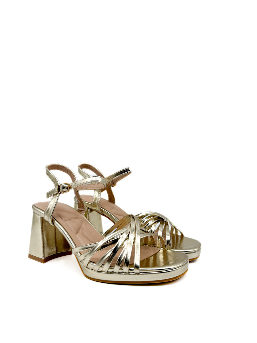 Elegantes Sandalias de Plataforma Tiras Cruzadas