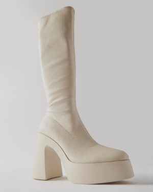 Botas Alta con Plataforma de Mujer Crudo