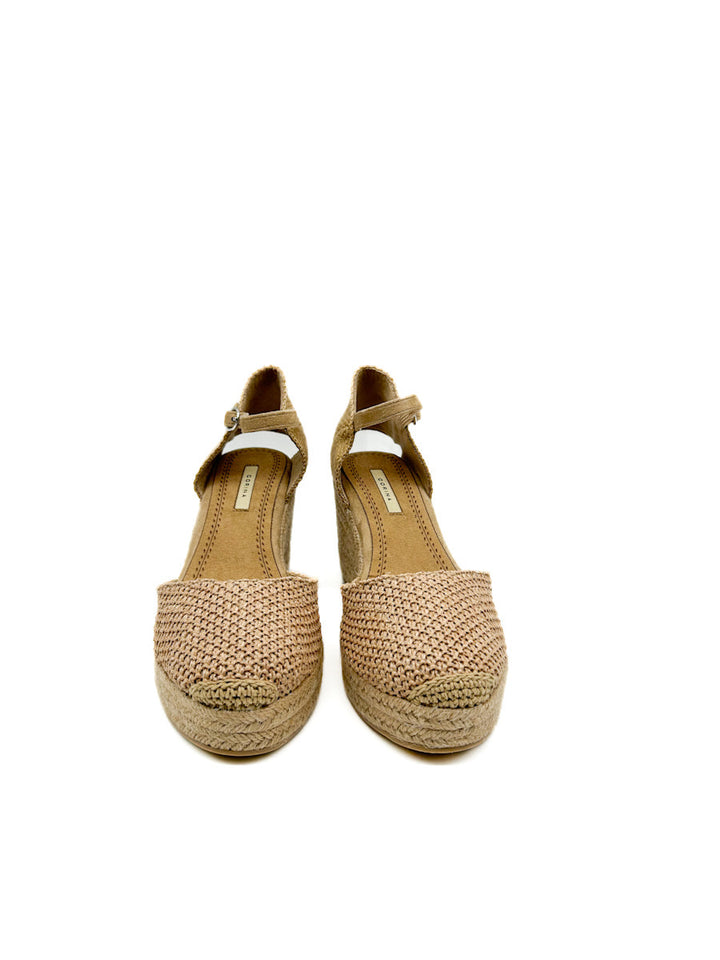 Alpargatas Cuña Efecto de Crochet Corina M5390