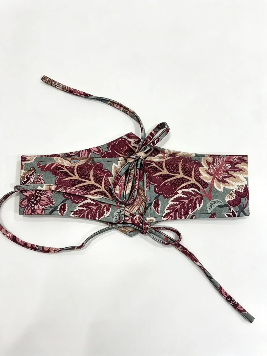 Fajín Reversible Floral con Lazadas – Estilo Boho Chic