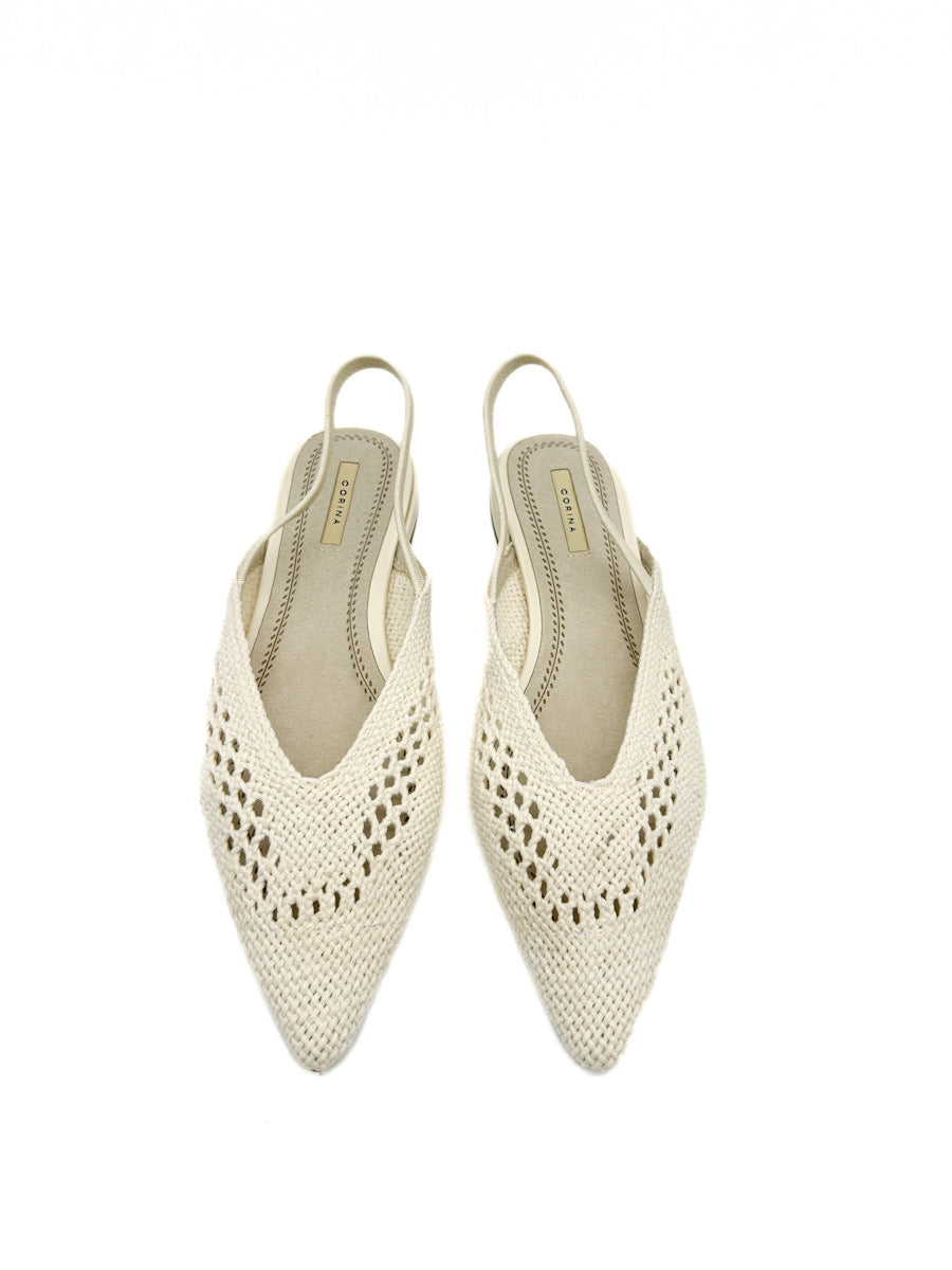 Zapatos Mules Planos Crochet Corina M5261