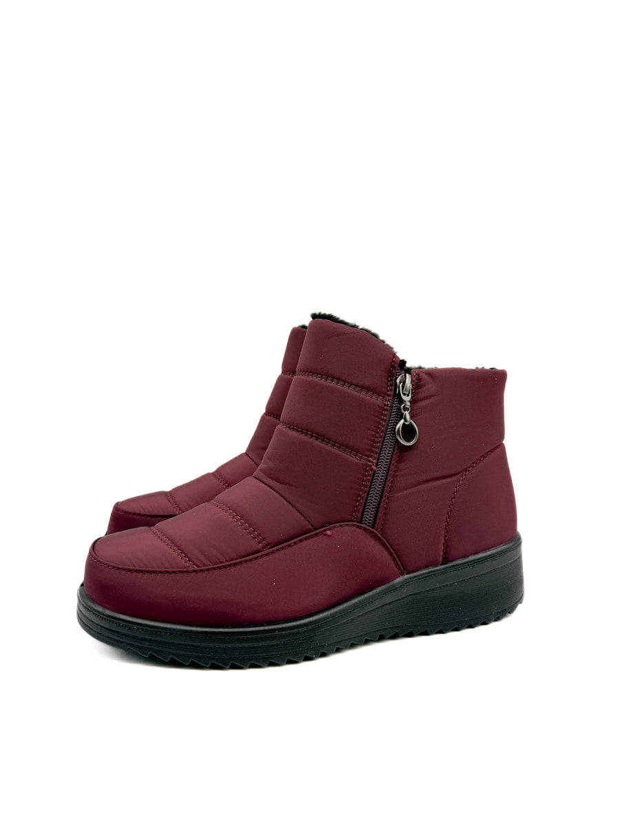 Botines de Nieve Impermeables con Doble Cremallera