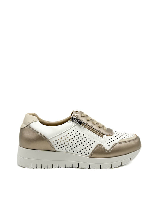 Zapatillas Calado Mujer Referencia FI1265 Champán