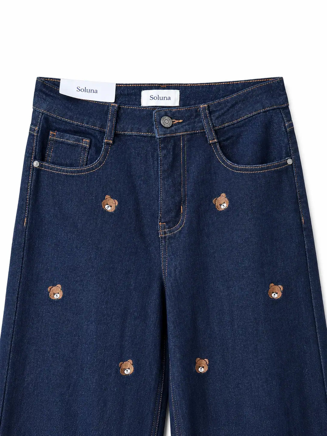 Vaqueros Wide Leg Teddy Bear