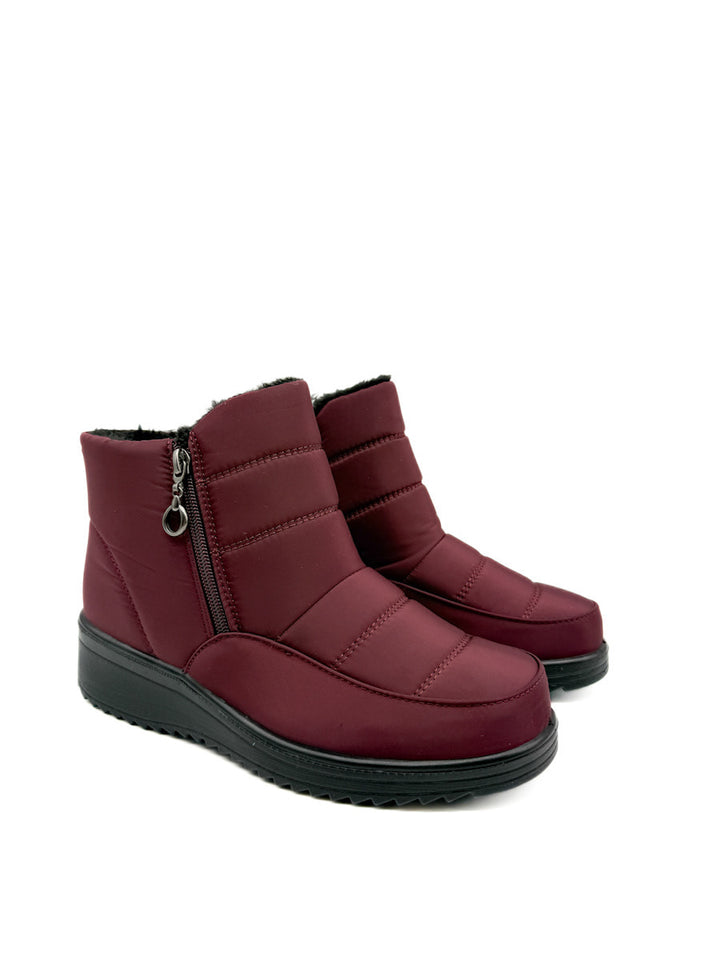 Botines de Nieve Impermeables con Doble Cremallera